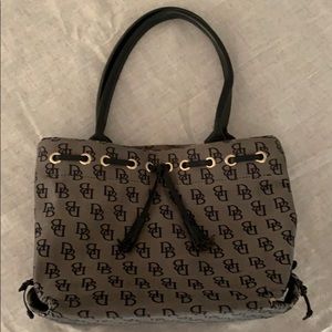 Dooney & Burke black and gray bag
